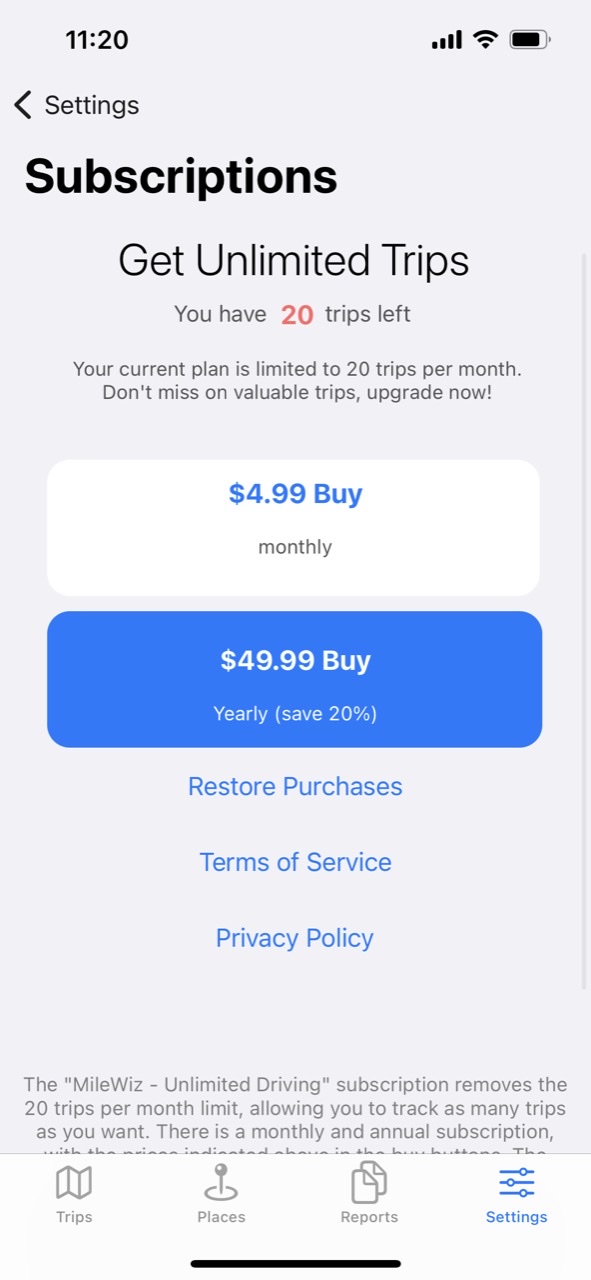 MileWiz 2022 - Car Mileage Log