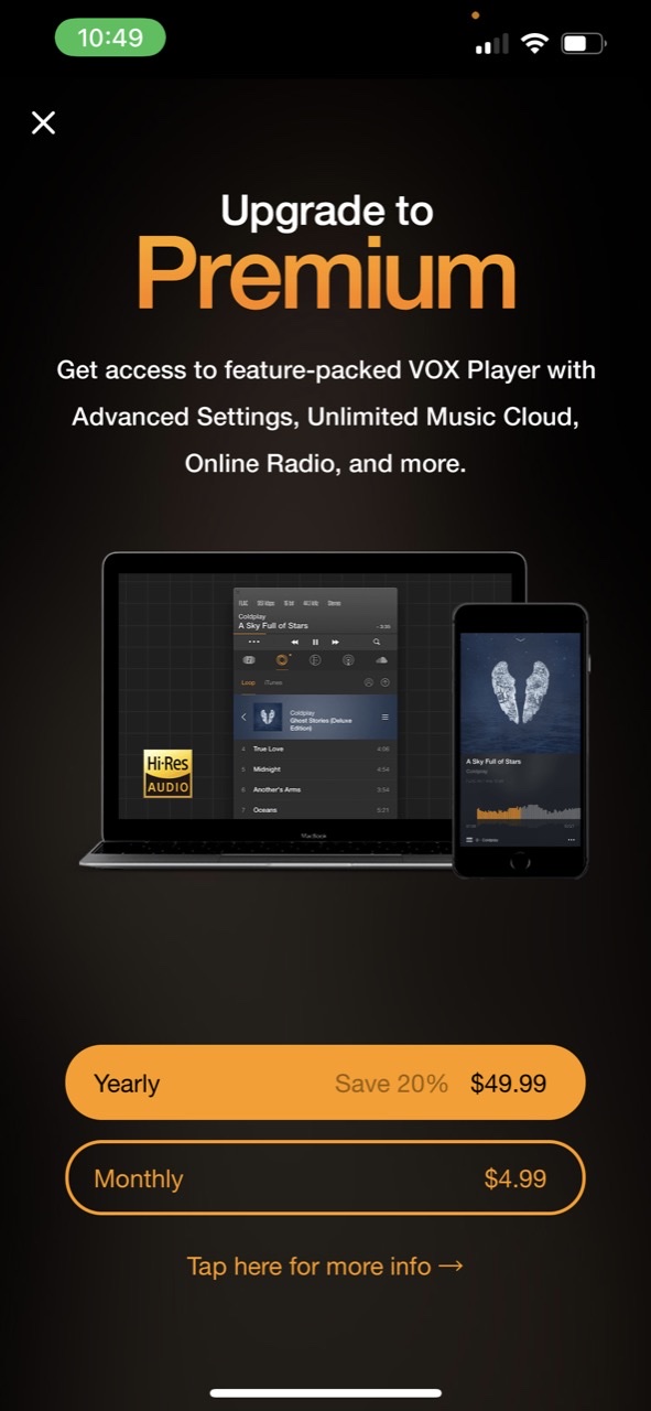 VOX – MP3 & FLAC Music Player