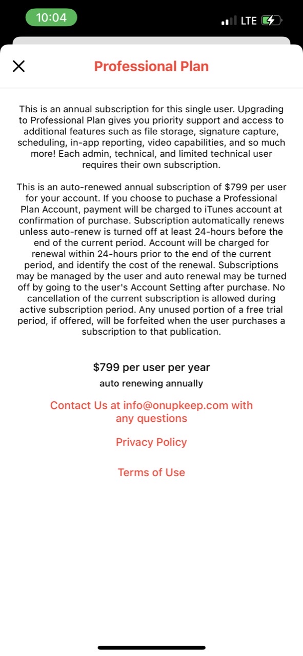UpKeep Work Order Maintenance