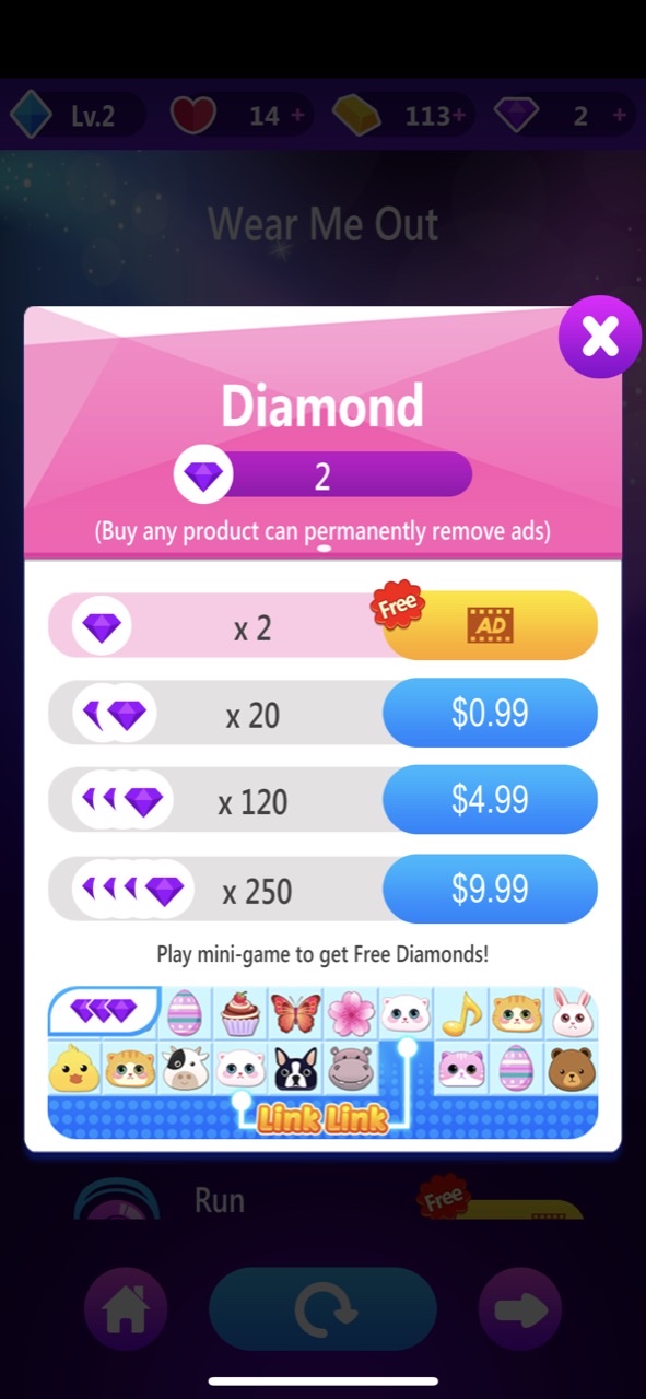 Pink Tiles: Piano Game