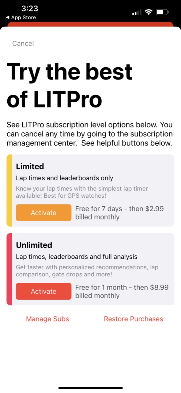 LITPro - GPS Lap Timer