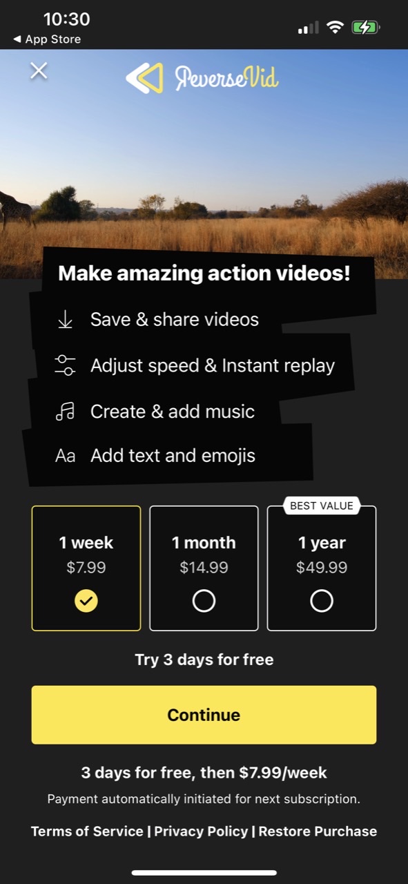 Reverse Vid: Video Reverser
