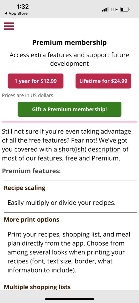 Copy Me That recipe manager