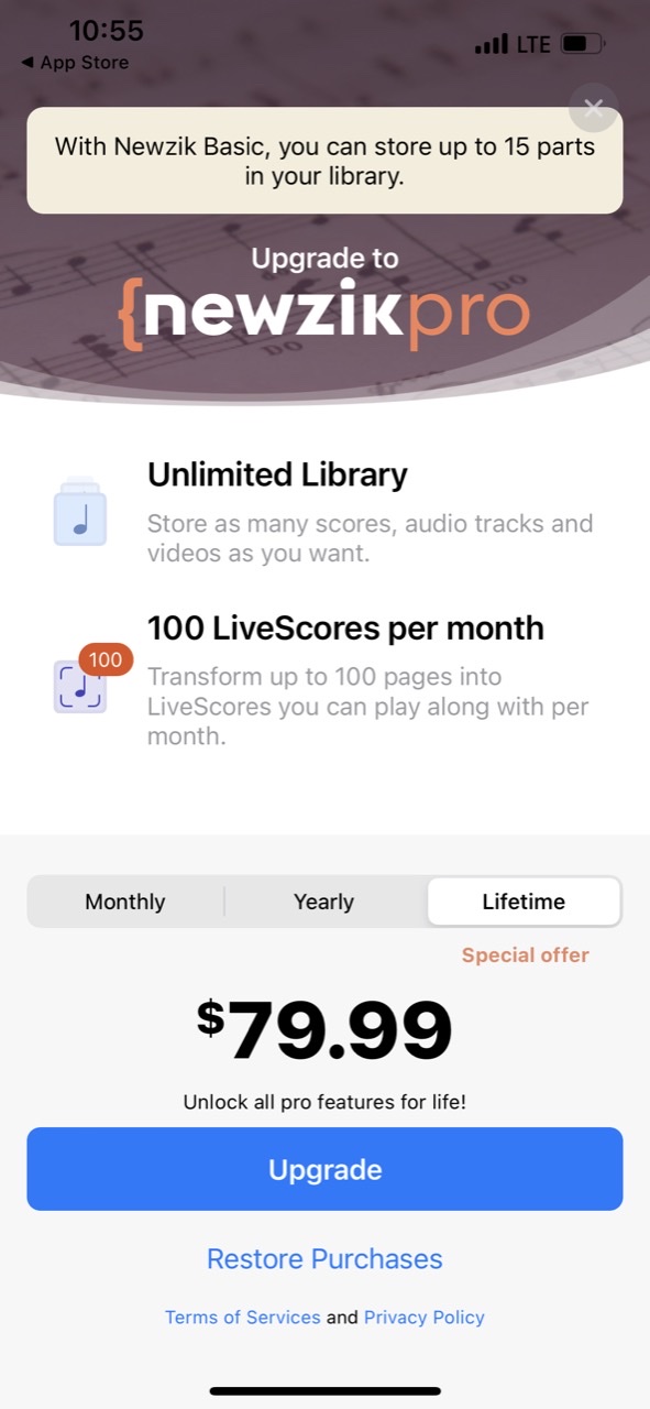 Newzik: Sheet Music Reader