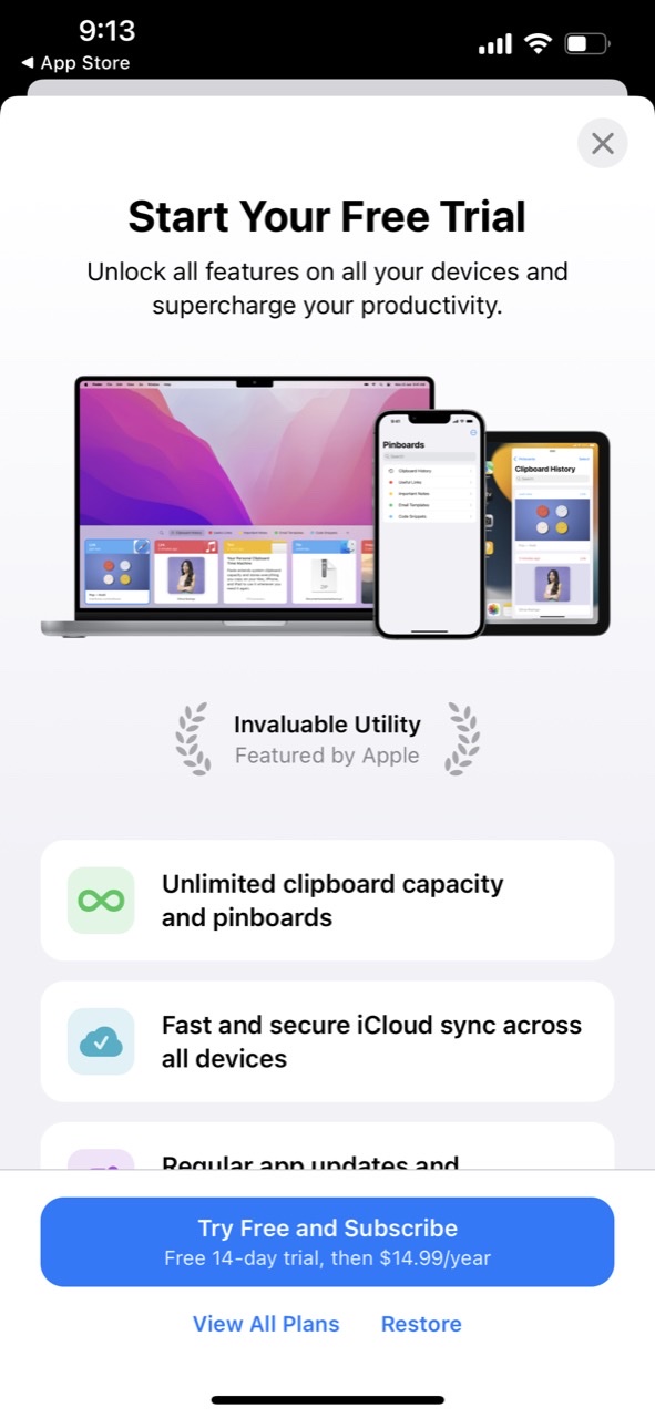 Paste - Endless Clipboard