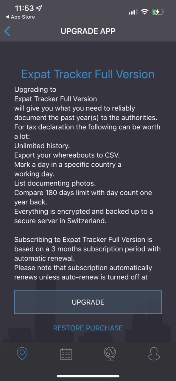 Expat Tracker