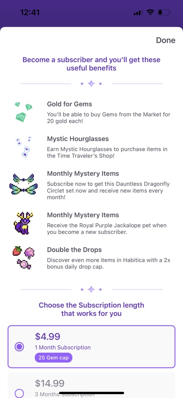 Habitica: Gamified Taskmanager