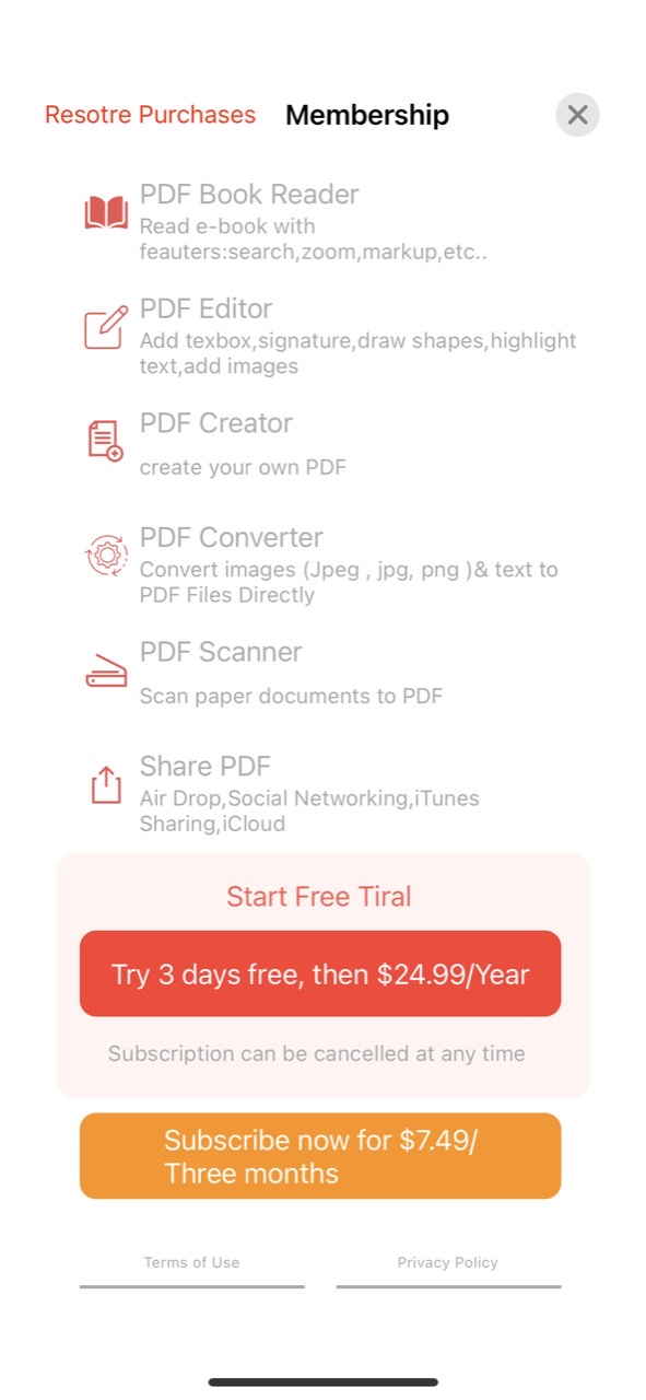 PDF Editor ,PDF Book Reader