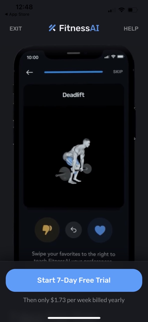 Fitness AI Gym Workout Planner