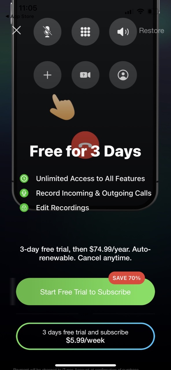 Phone Call Recorder-Recording