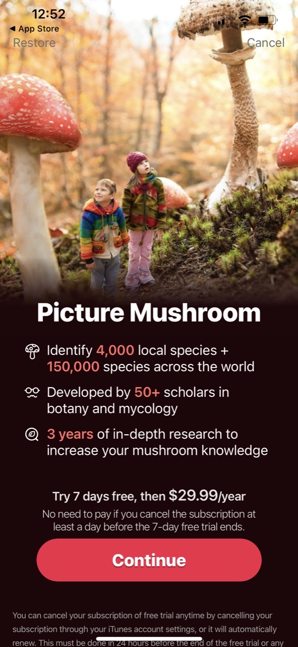 Picture Mushroom: Identifier