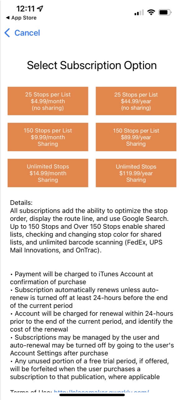 PlaceMaker Route Planner