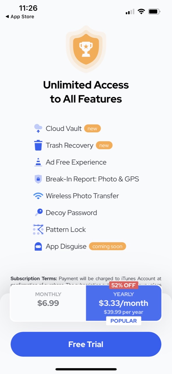 Private Photo Vault - Pic Safe