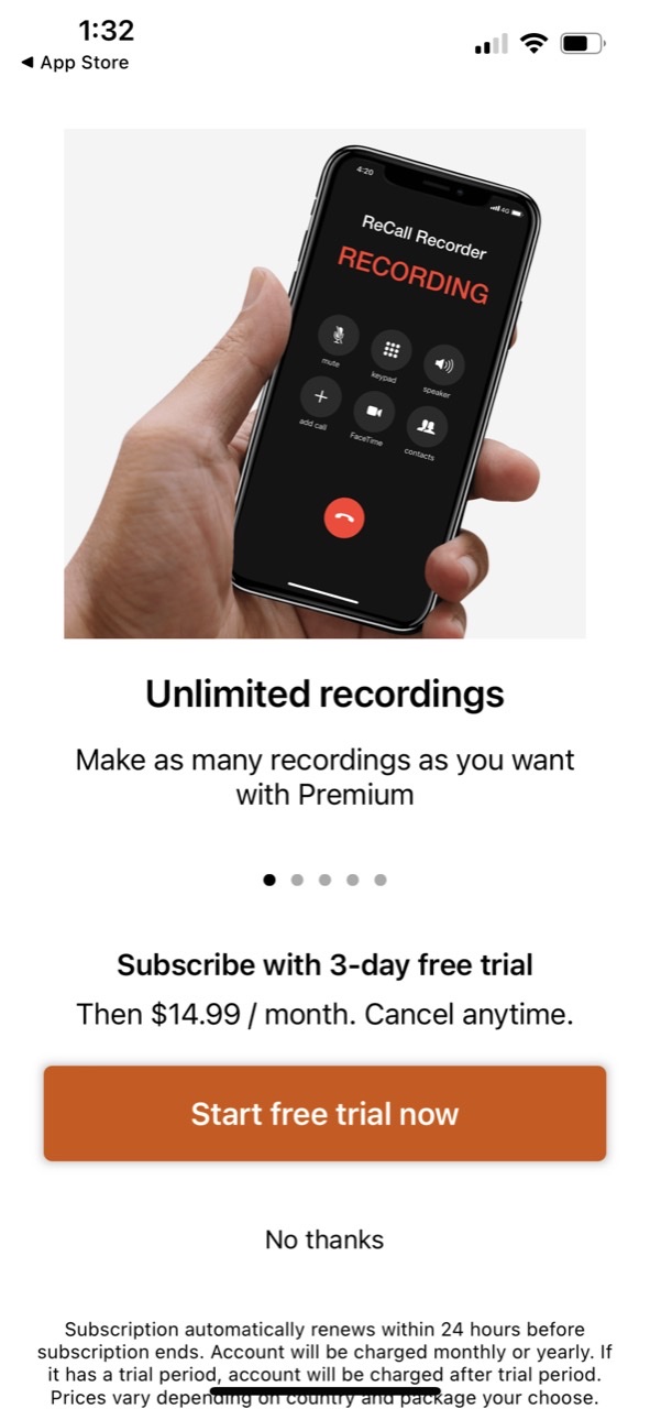Recording App - Re:Call