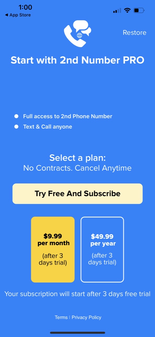 Second Phone Number'