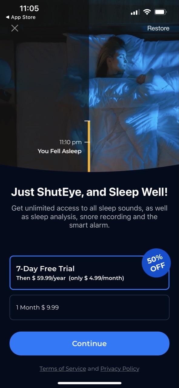 ShutEye®: Sleep Tracker, Sound