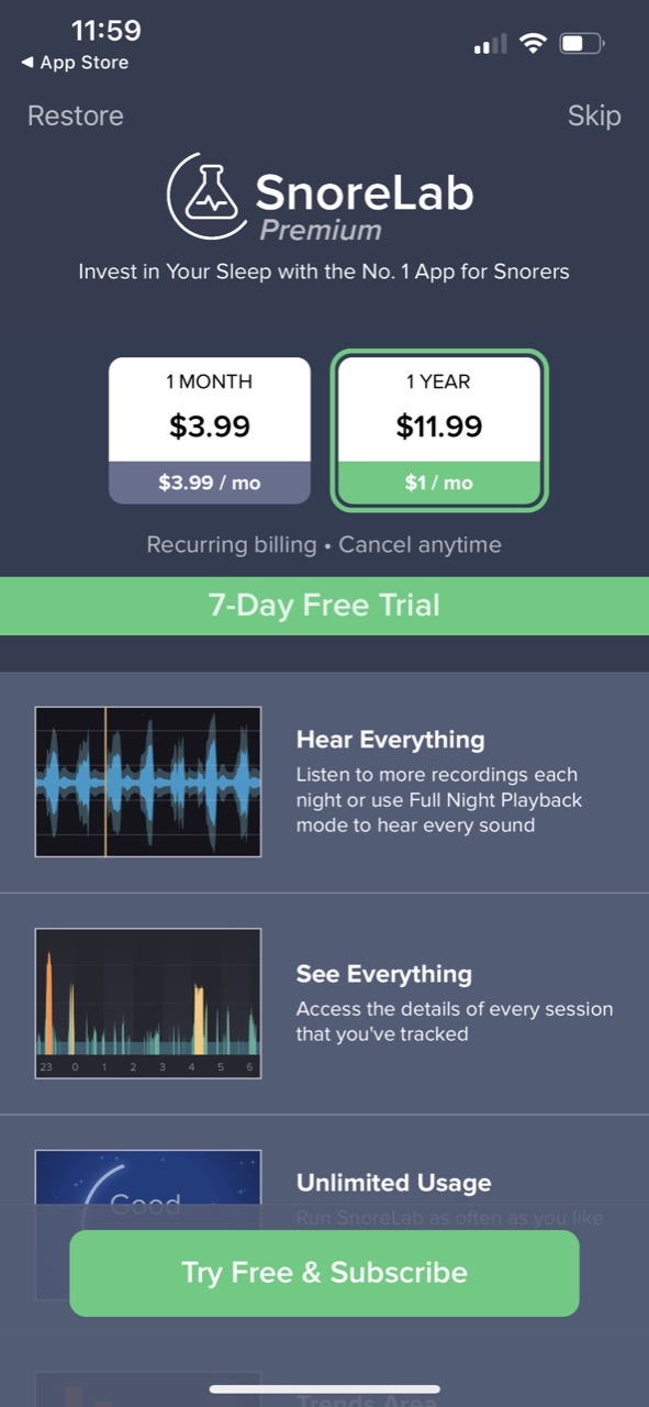 SnoreLab : Record Your Snoring