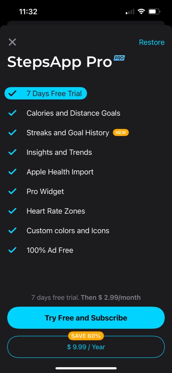 StepsApp Pedometer