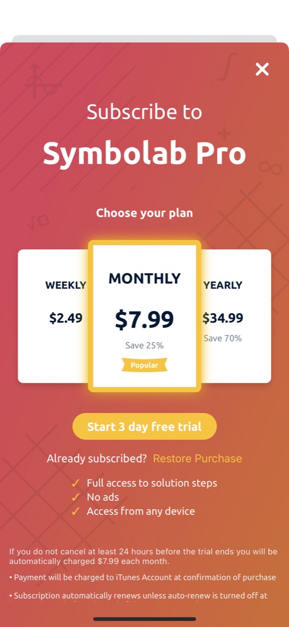 Symbolab: AI Math Calculator