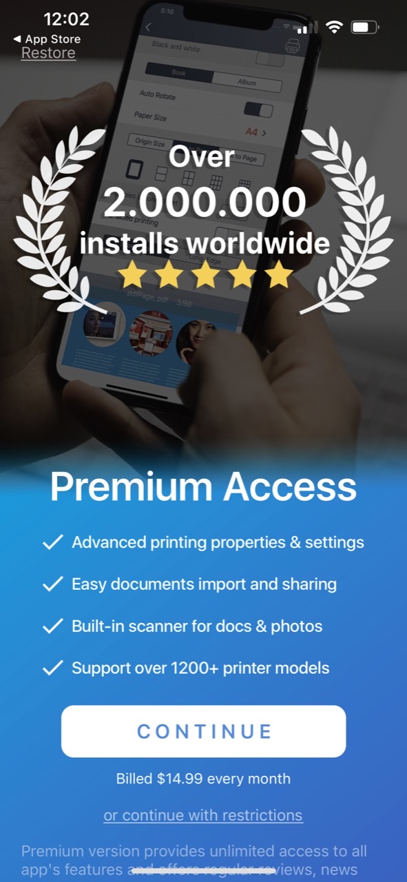 Tap & Print: Smart Air Printer