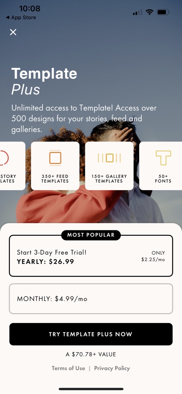 Template Planner for Instagram