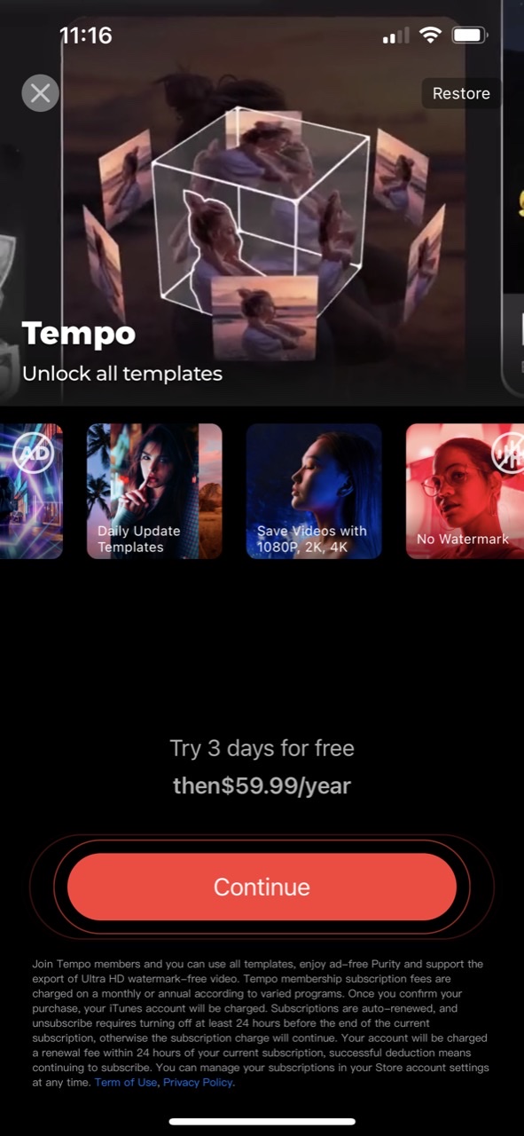 Tempo - Music Video Maker