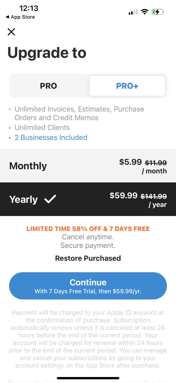Tiny Invoice: Receipt Maker