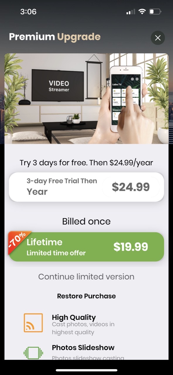 Chromecaster: Get Streaming TV