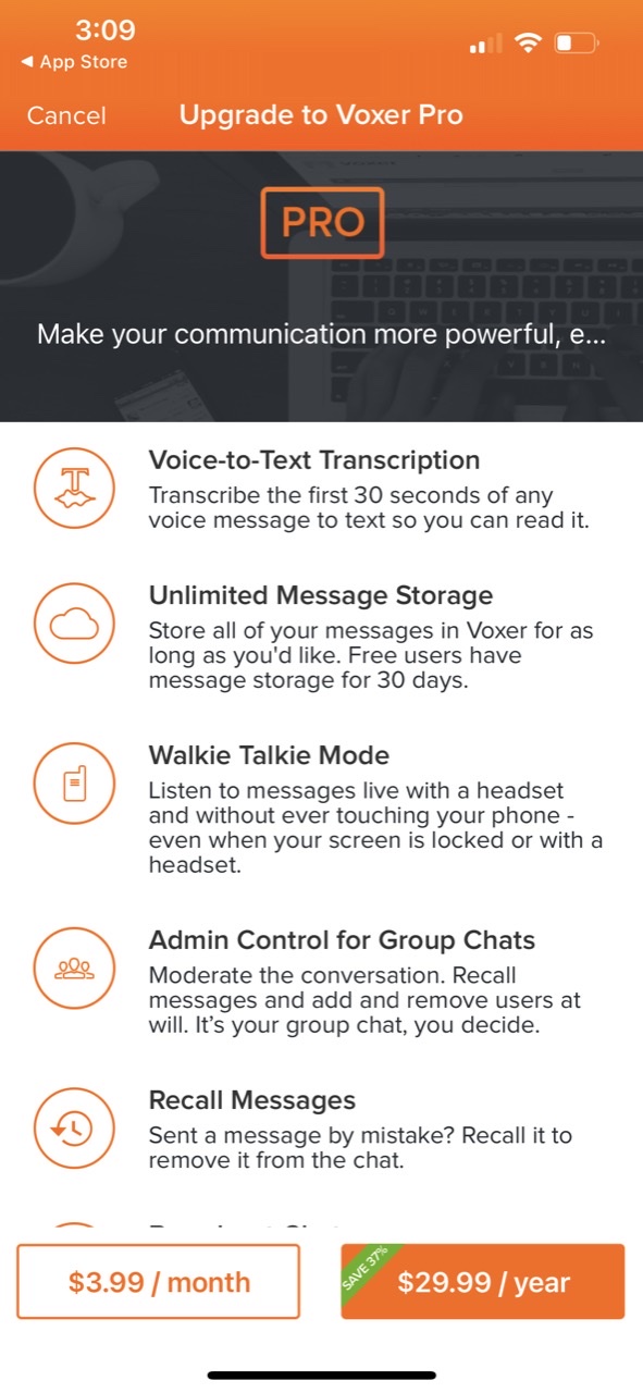 Voxer Walkie Talkie Messenger